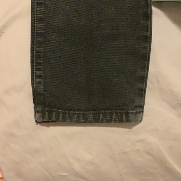 Versace High Waist Straight Leg Black Denim Jeans - Picture 10 of 15